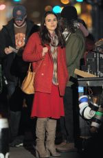 KEIRA KNIGHTLEY on the Set of 
