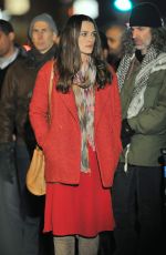 KEIRA KNIGHTLEY on the Set of 