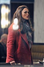 KEIRA KNIGHTLEY on the Set of 