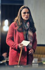 KEIRA KNIGHTLEY on the Set of 