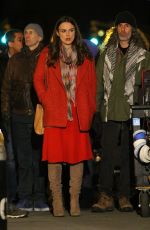 KEIRA KNIGHTLEY on the Set of 