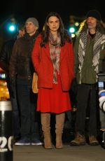 KEIRA KNIGHTLEY on the Set of 
