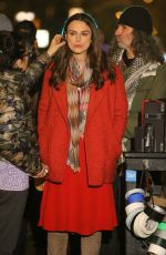 KEIRA KNIGHTLEY on the Set of 