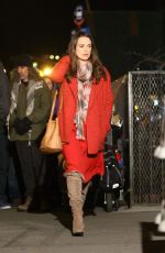 KEIRA KNIGHTLEY on the Set of 