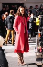 KEIRA KNIGHTLEY on the Set of 