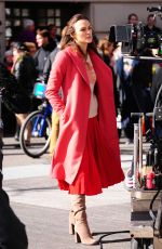 KEIRA KNIGHTLEY on the Set of 