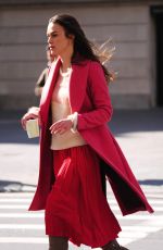 KEIRA KNIGHTLEY on the Set of 