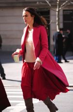 KEIRA KNIGHTLEY on the Set of 