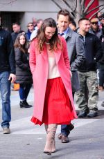 KEIRA KNIGHTLEY on the Set of 
