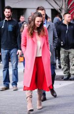 KEIRA KNIGHTLEY on the Set of 