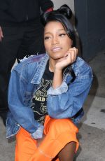 KEKE PALMER Arrives at AOL Studios in New York 03/11/2016