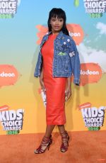 KEKE PALMER at Nickelodeon’s 2016 Kids’ Choice Awards in Inglewood 03/12/2016