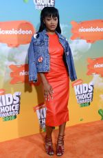 KEKE PALMER at Nickelodeon’s 2016 Kids’ Choice Awards in Inglewood 03/12/2016