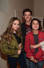 KELLI BERGLUND and PARIS BERELC at Lab Rats: Elite Force Premiere Party in Los Angeles 03/02/2016