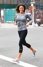 KELLY BENSIMON Out Jogging in New York 03/18/2016