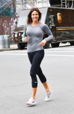 KELLY BENSIMON Out Jogging in New York 03/18/2016