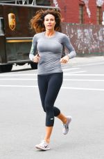 KELLY BENSIMON Out Jogging in New York 03/18/2016