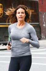 KELLY BENSIMON Out Jogging in New York 03/18/2016