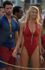 KELLY ROHRBACH in Swimsuit on the Set of 