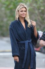 KELLY ROHRBACH in Swimsuit on the Set of 