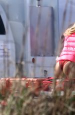 KELLY ROHRBACH on the Set of 