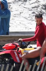 KELLY ROHRBACH on the Set of 