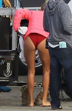 KELLY ROHRBACH on the Set of 