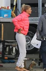 KELLY ROHRBACH on the Set of 