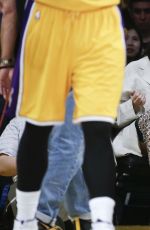 KENDALL and KYLIE JENNER at Staples Center in Los Angeles 03/15/2016