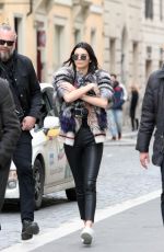 KENDALL JENNER and BELLA HADID Out and About in Rome 03/10/2016