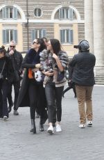 KENDALL JENNER and BELLA HADID Out and About in Rome 03/10/2016
