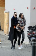 KENDALL JENNER and BELLA HADID Out and About in Rome 03/10/2016