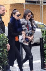 KENDALL JENNER and BELLA HADID Out and About in Rome 03/10/2016