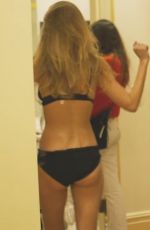 KENDALL JENNER and GIGI Hadid in Underwear on the Set of a Photoshoot, March 2016
