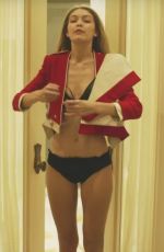 KENDALL JENNER and GIGI Hadid in Underwear on the Set of a Photoshoot, March 2016