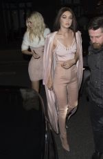 KENDALL JENNER and GIGI HADID Leaves Larc Nightclub in Paris 03/03/2016