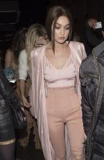 KENDALL JENNER and GIGI HADID Leaves Larc Nightclub in Paris 03/03/2016