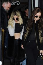 KENDALL JENNER and GIGI HADID Out in Paris 03/03/2016
