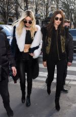 KENDALL JENNER and GIGI HADID Out in Paris 03/03/2016