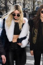 KENDALL JENNER and GIGI HADID Out in Paris 03/03/2016