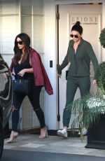 KENDALL JENNER and KIM KARDASHIAN Leaves Epione Dermatology Clinic in Beverly Hills 03/18/2016