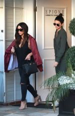 KENDALL JENNER and KIM KARDASHIAN Leaves Epione Dermatology Clinic in Beverly Hills 03/18/2016