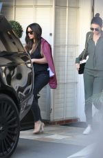 KENDALL JENNER and KIM KARDASHIAN Leaves Epione Dermatology Clinic in Beverly Hills 03/18/2016