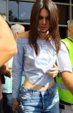 KENDALL JENNER Arrives at a Church in Agoura Hills 03/27/2016