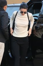 KENDALL JENNER Arrives at Nobu in Malibu 03/19/2016