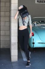 KENDALL JENNER at Backyard Bowls in Los Angeles 03/26/2016