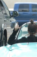 KENDALL JENNER Driving Out in Beverly Hills 03/13/2016
