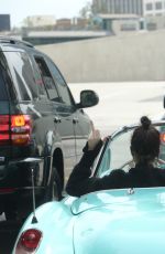 KENDALL JENNER Driving Out in Beverly Hills 03/13/2016