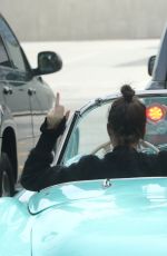 KENDALL JENNER Driving Out in Beverly Hills 03/13/2016
