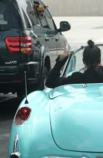 KENDALL JENNER Driving Out in Beverly Hills 03/13/2016